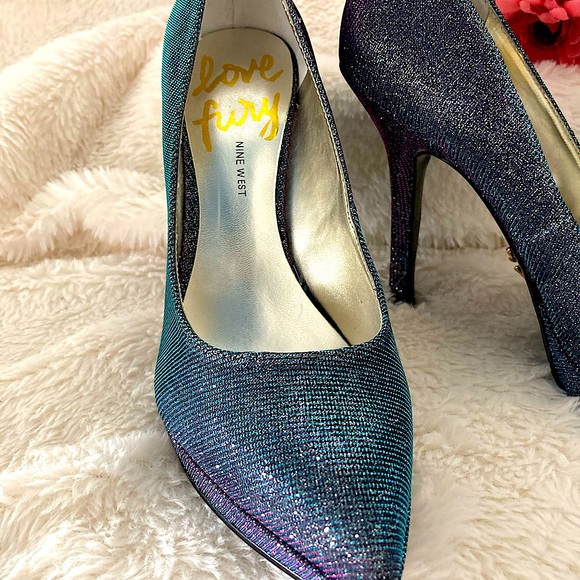Nine West - Love Envy Sparkle Heel Sz. 7.5 - Picture 3 of 10
